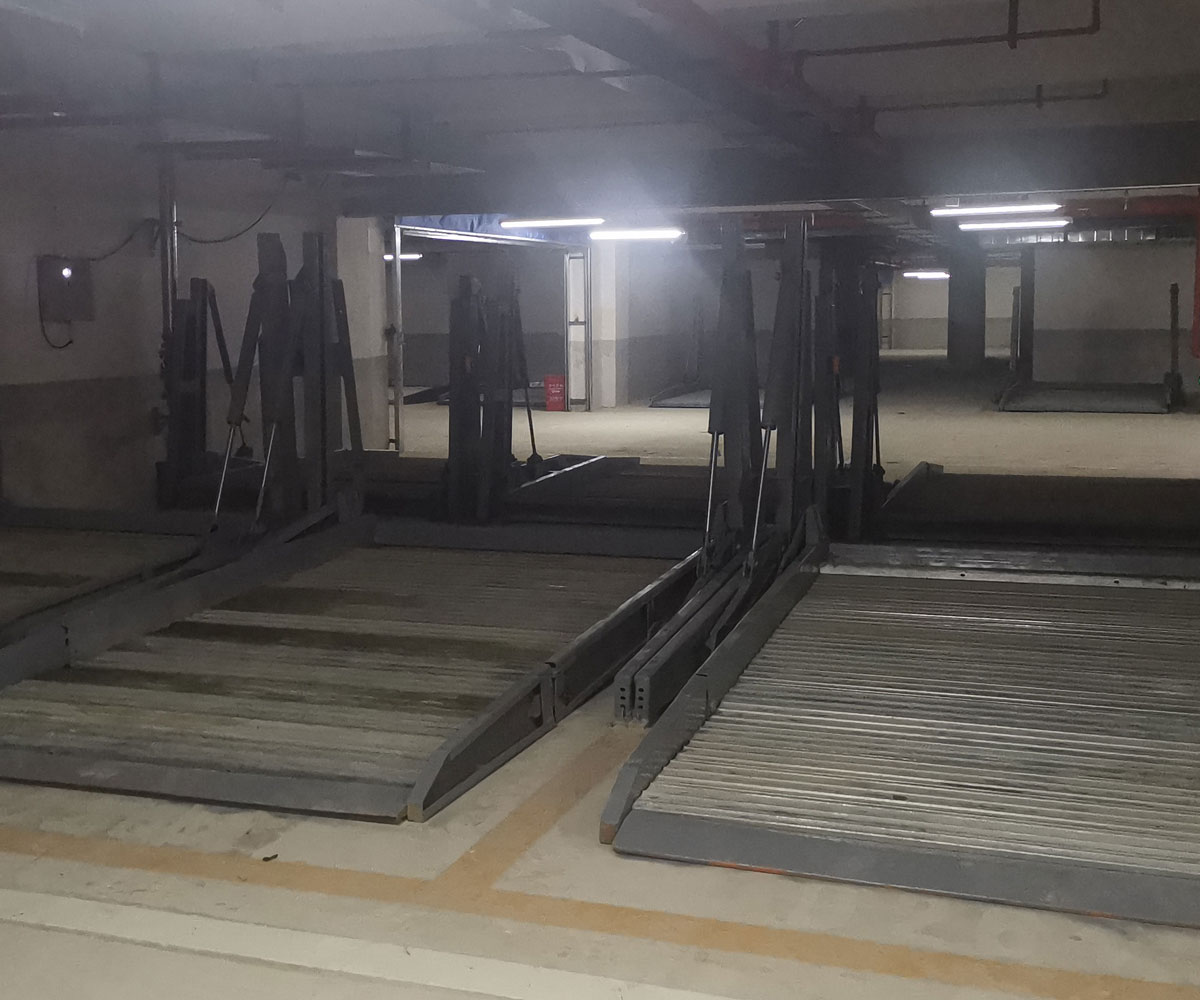 金沙二层升降横移机械式停车设备厂家