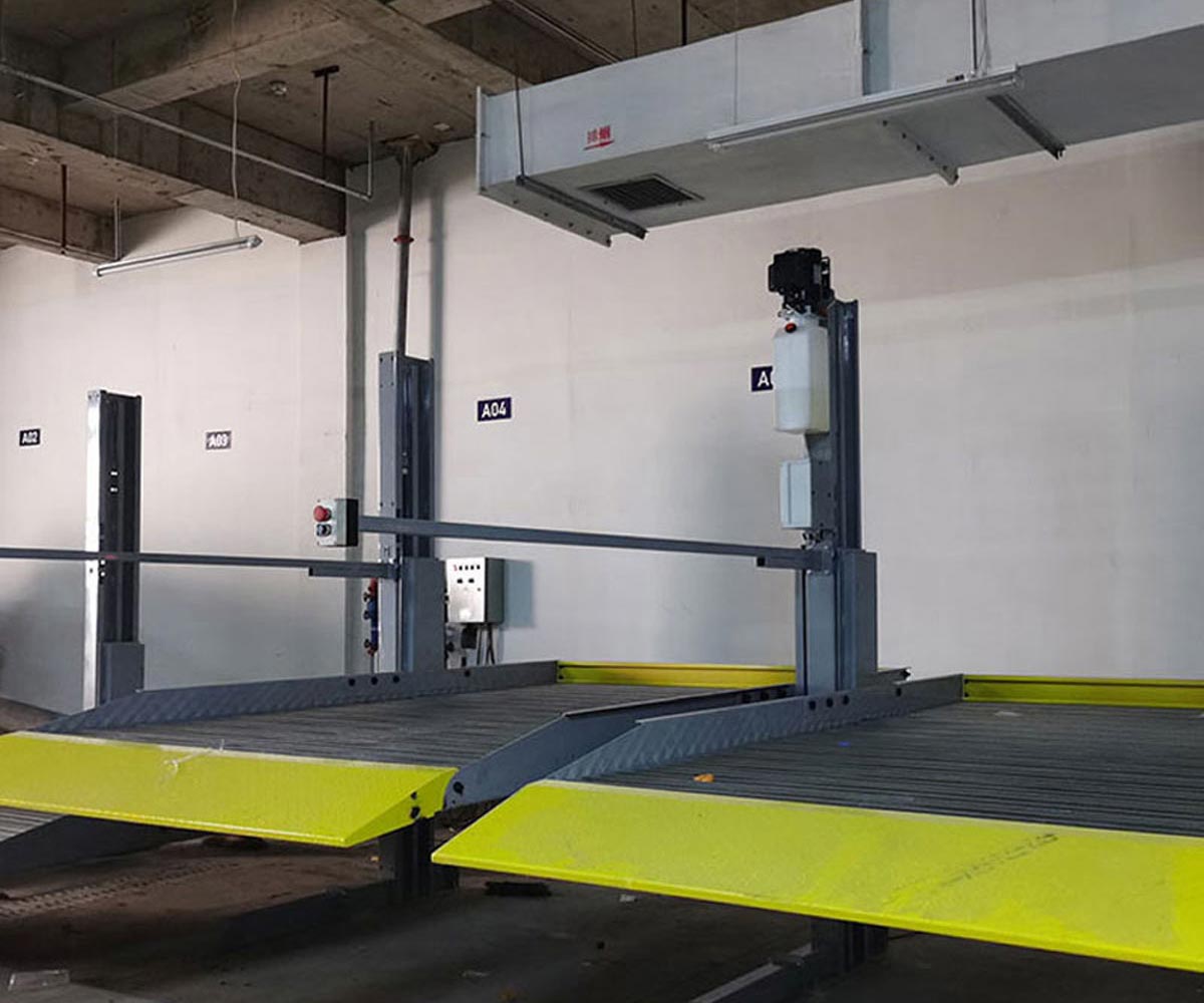 漾濞两柱简易类机械式停车位过规划