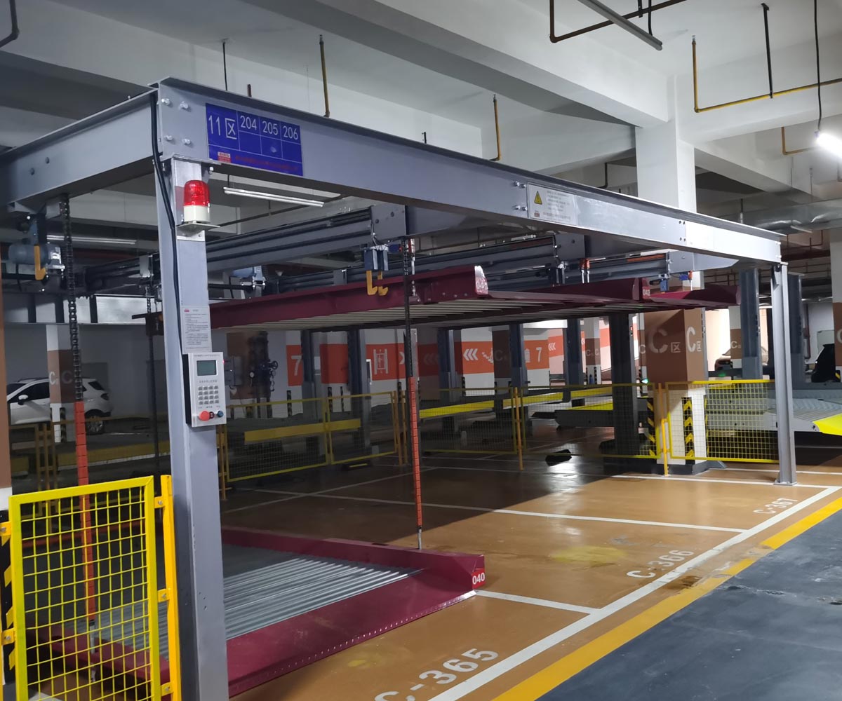 眉县PJS四柱简易升降机械式停车设备