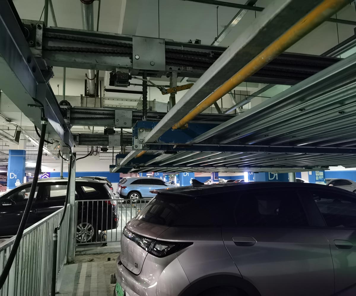 桂东PSH梳齿交换升降横移机械式停车设备