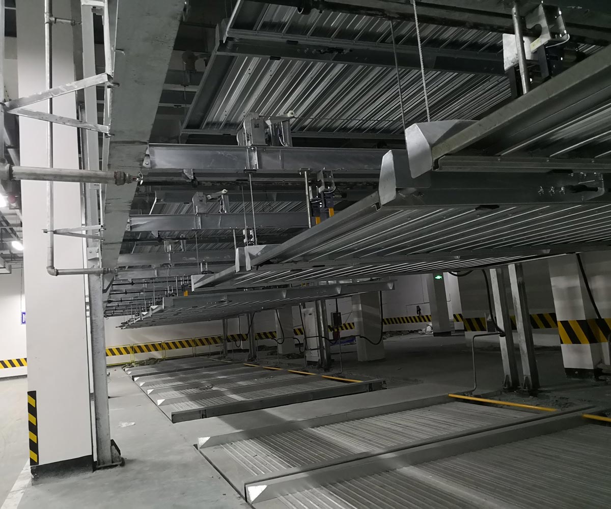 蕲春单列PSH2二层升降横移机械式停车设备